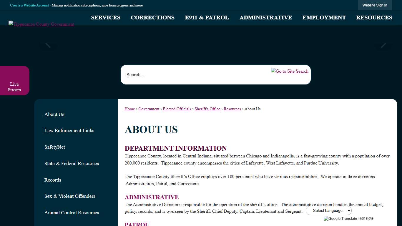 About Us | Tippecanoe County, IN